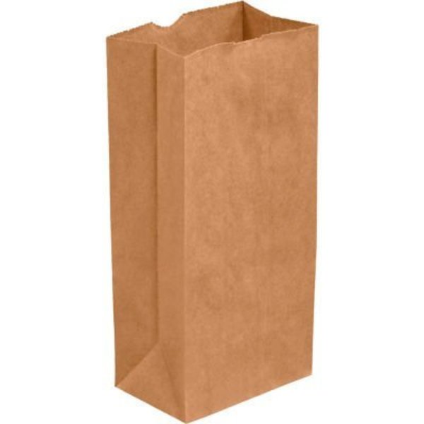 Box Packaging Global Industrial„¢ Hardware Bags, #3, 4-3/4"W x 2-5/16"D x 8-9/16"H, Kraft, 400/Pack BGH122K